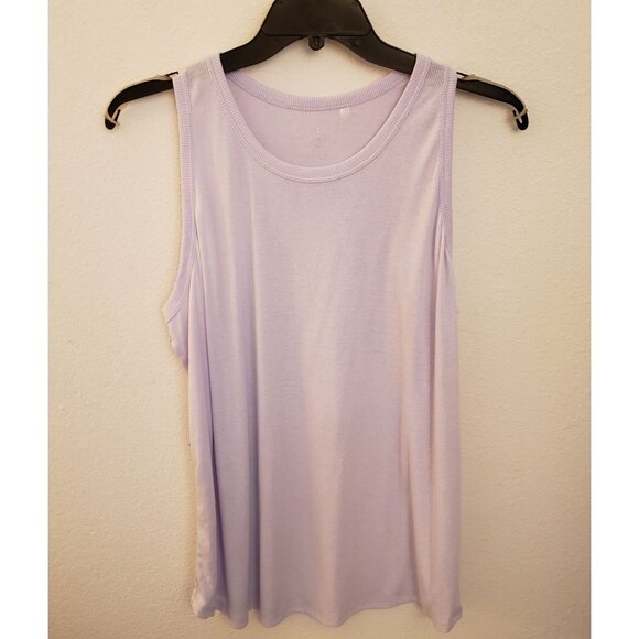 Bundle: 2 Danskin Rayon Blend Ribbed Tank Tops, 1 Grey 1 Lavender size 2X NWOT - Picture 6 of 9